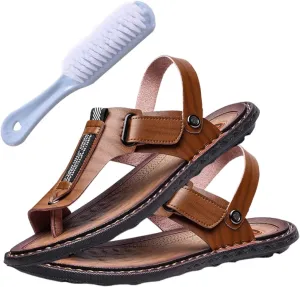 Mens Sandals Slippers, Men Summer Casual Slip-On Breathable Orthopedic Bunion Correction Sandals, Unique for Men, Beach Ring Toe Walking Orthopedic Flip Flops