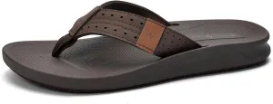 Men's Ultra Soft Cushion Flip Flops with Arch Support, Quick Dry Thong Sandals for Indoor & Outdoor Comfort