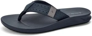 Men's Ultra Soft Cushion Flip Flops with Arch Support, Quick Dry Thong Sandals for Indoor & Outdoor Comfort