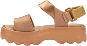 mini melissa Kick Off Platform Sandals for Kids - Chunky Platform Jelly Sandals for Girls, Kids Summer Shoes, Girls Sandals