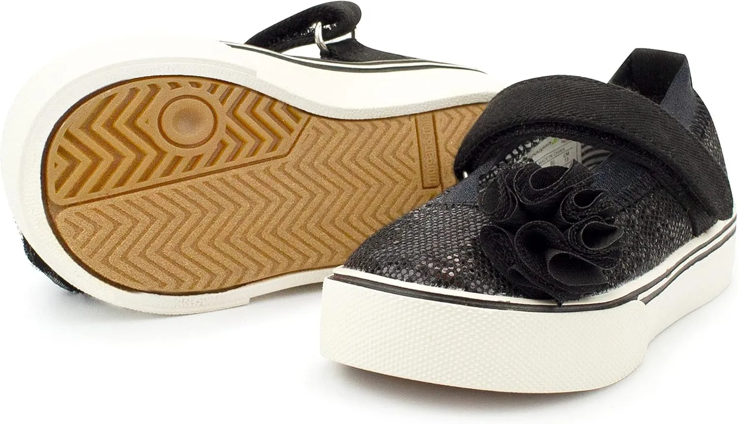 MORGAN & MILO Dazzle Mary Jane Shoes for Toddlers and Girls, Size 6 to 13