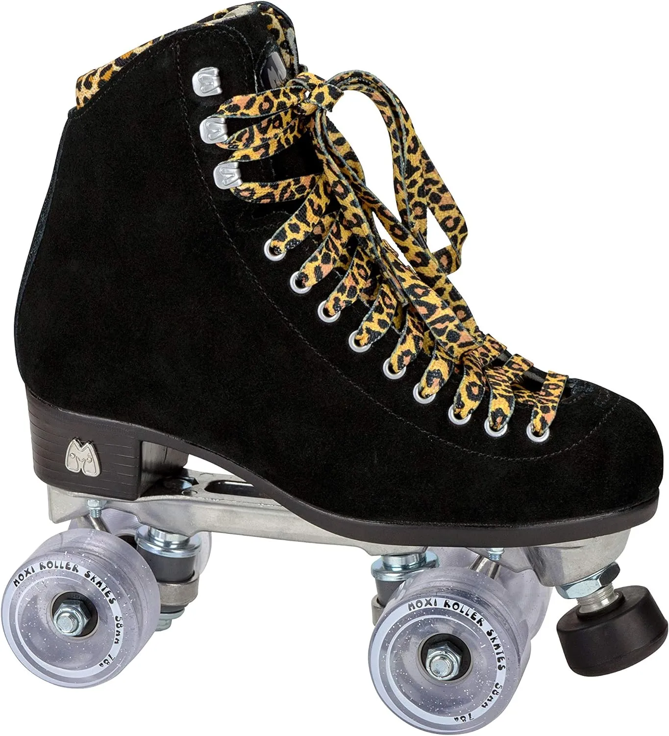 Moxi Panther Roller Skates - Fun and Fashionable Womens Roller Skates | Black Suede