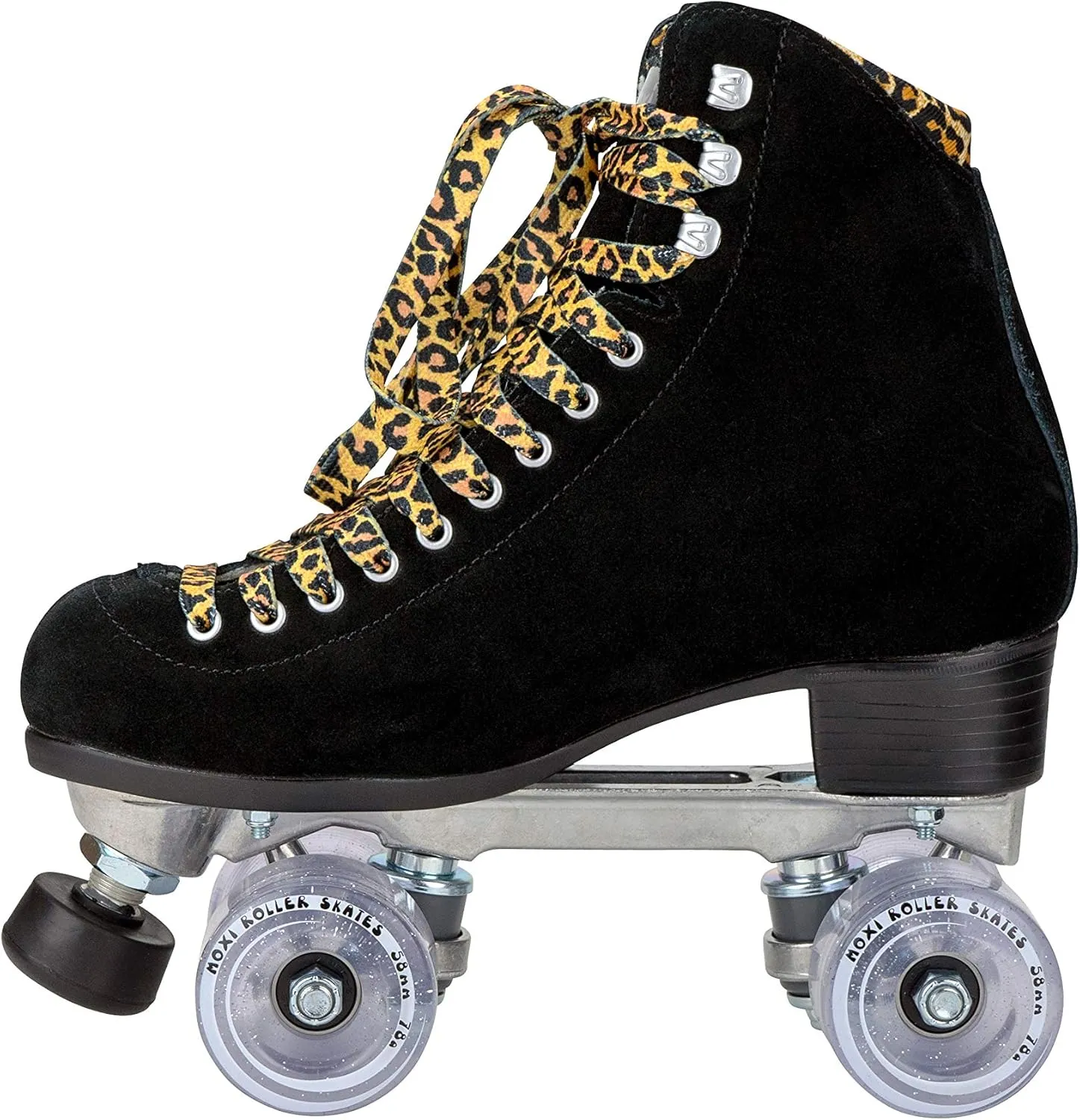 Moxi Panther Roller Skates - Fun and Fashionable Womens Roller Skates | Black Suede