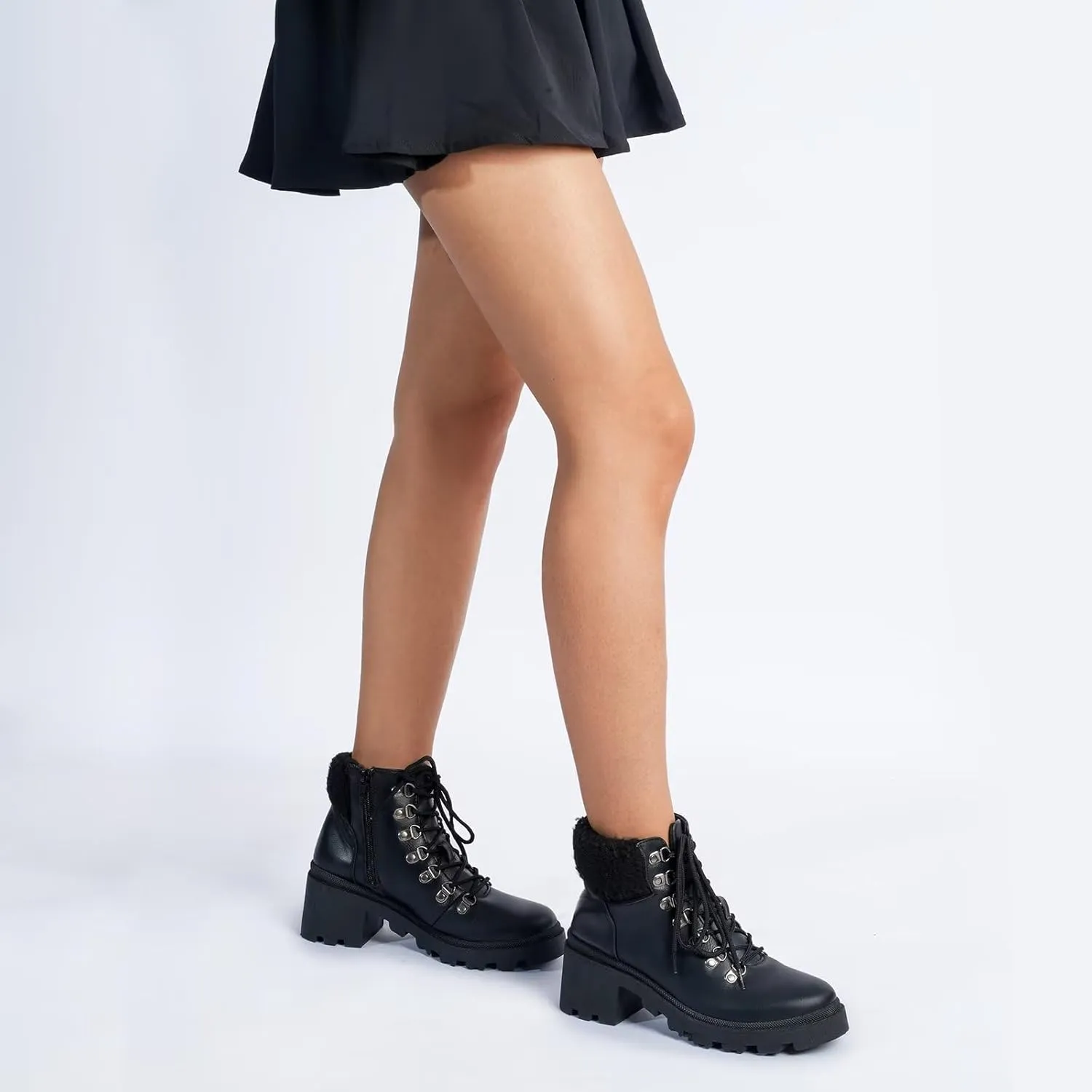 MUSSHOE Women's Winter Platform Snow Boots & Booties - Non Slip, Comfortable, Hunter Rain & Combat Boots for Women