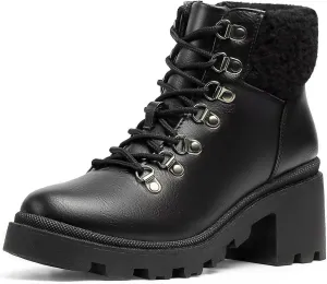 MUSSHOE Women's Winter Platform Snow Boots & Booties - Non Slip, Comfortable, Hunter Rain & Combat Boots for Women