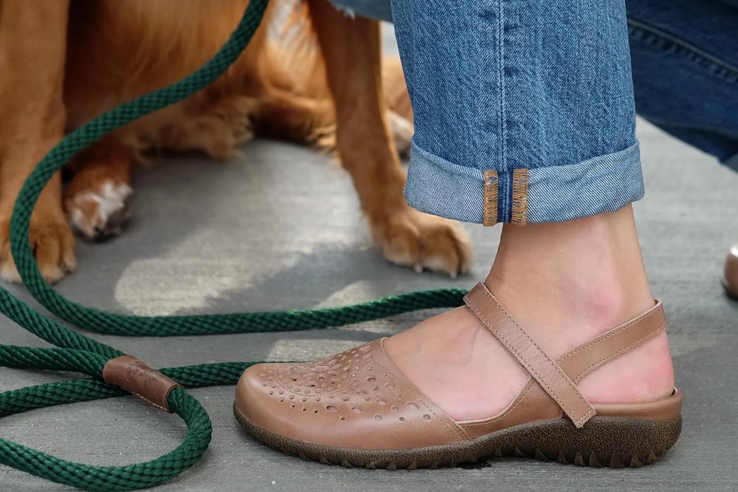 NAOT Footwear Women's Arataki Closed Toe Slingback with Cork Footbed and Arch Comfort and Support – Slip Resistant - Lightweight and Perfect for Travel- Removable Footbed