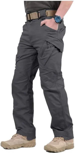 NAVEKULL Men's Military Cargo Tactical Pants Ripstop Lightweight Cotton Stretch Combat Outdoor Hiking Pants