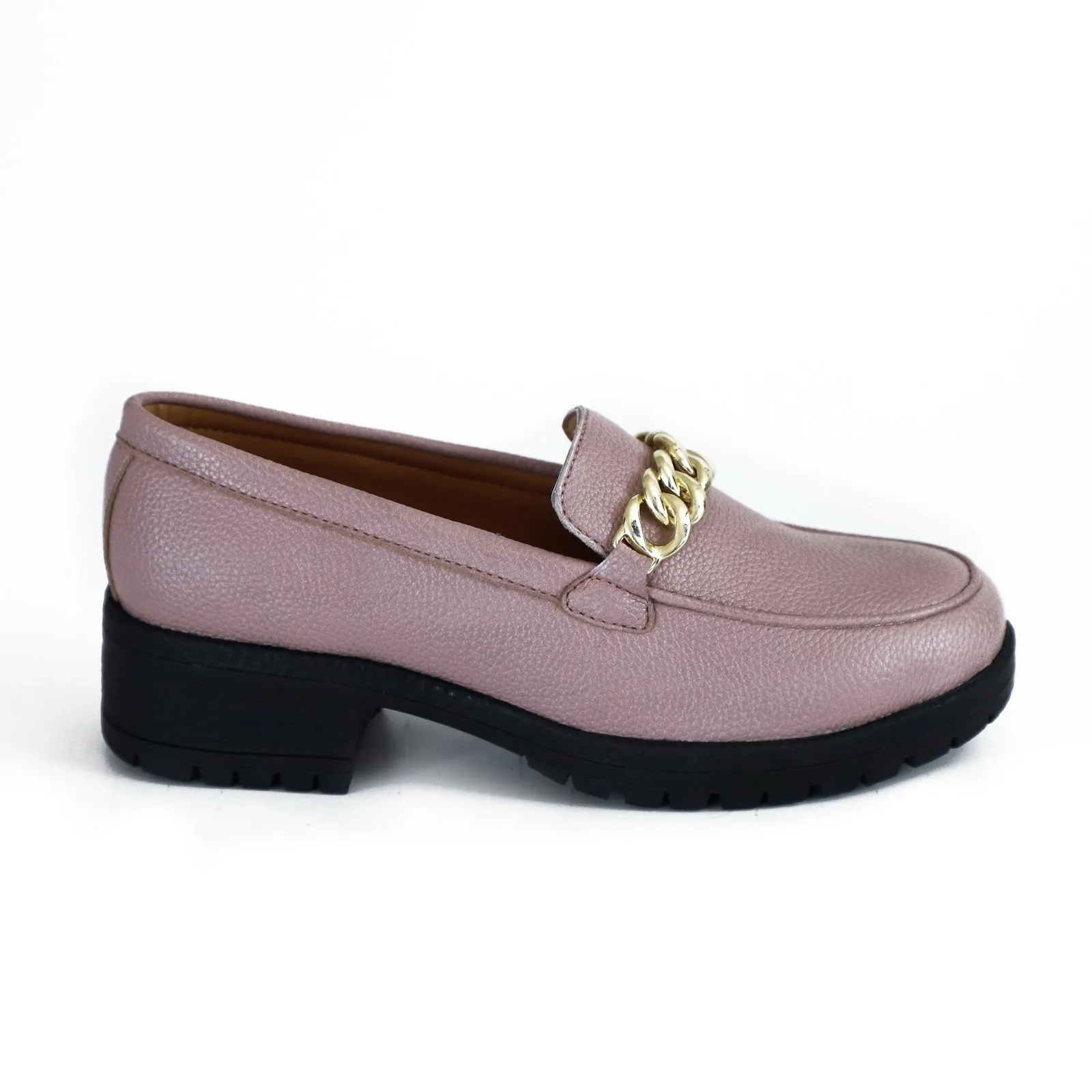 NICHE Women Brawny Buckle Loafers (Pink)