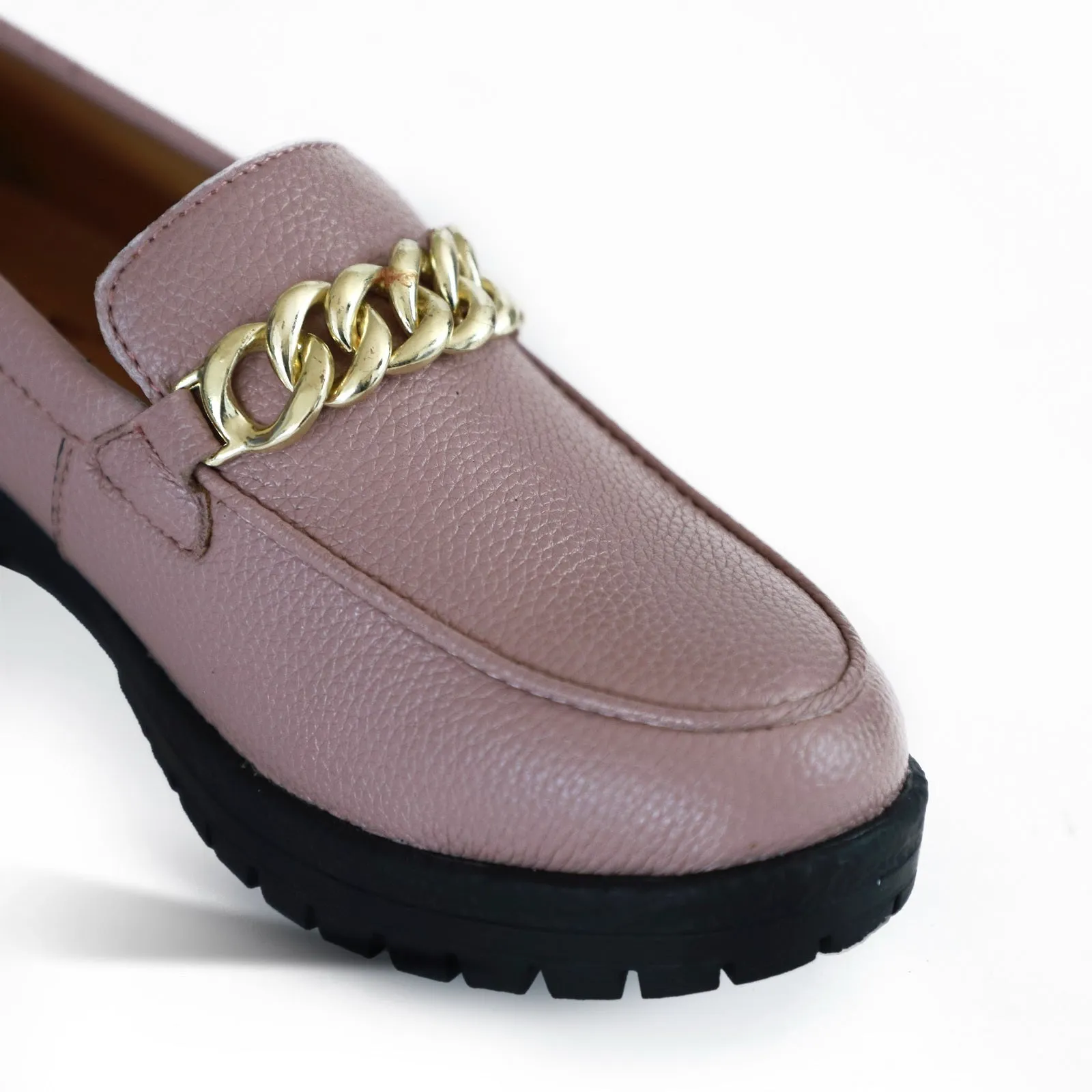 NICHE Women Brawny Buckle Loafers (Pink)