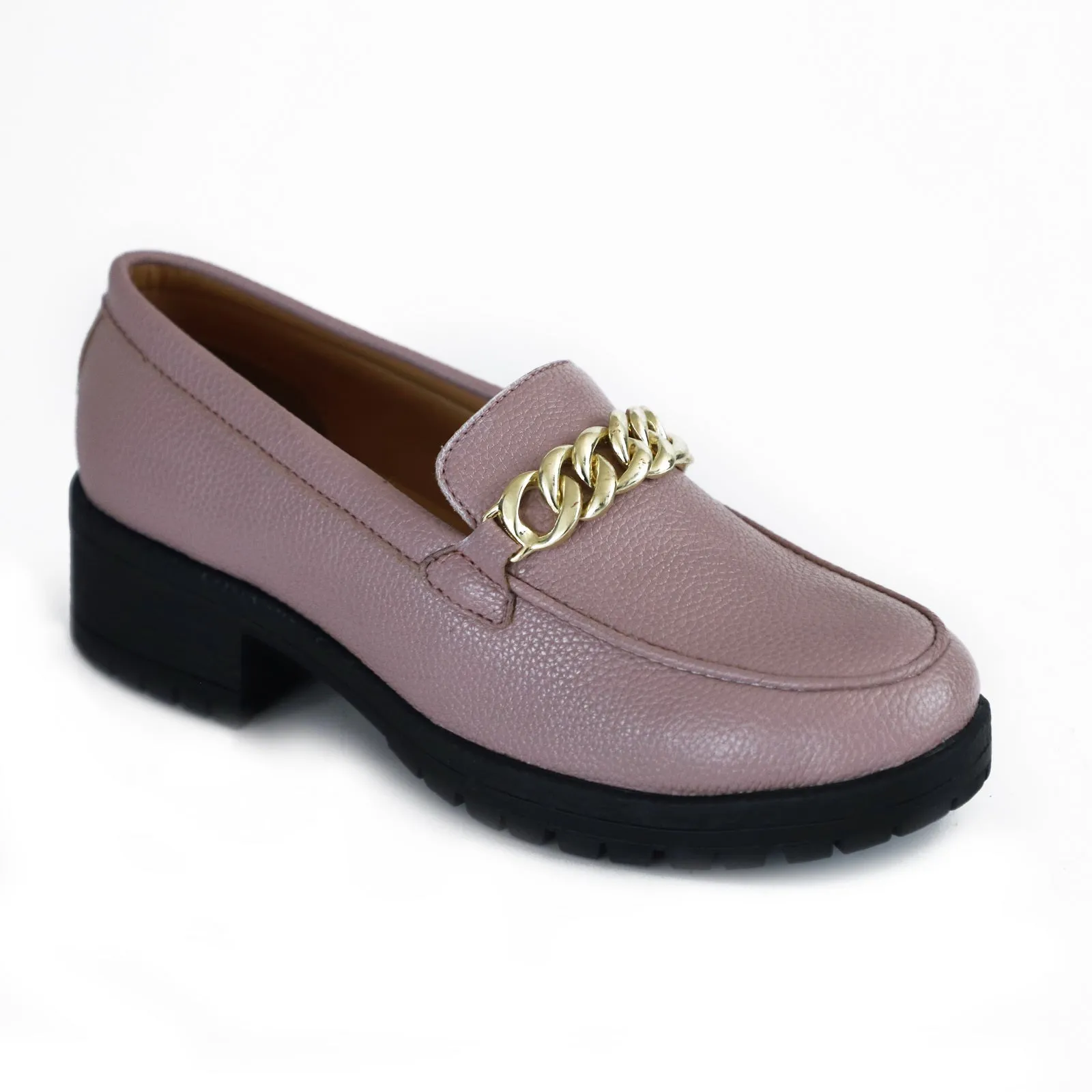 NICHE Women Brawny Buckle Loafers (Pink)