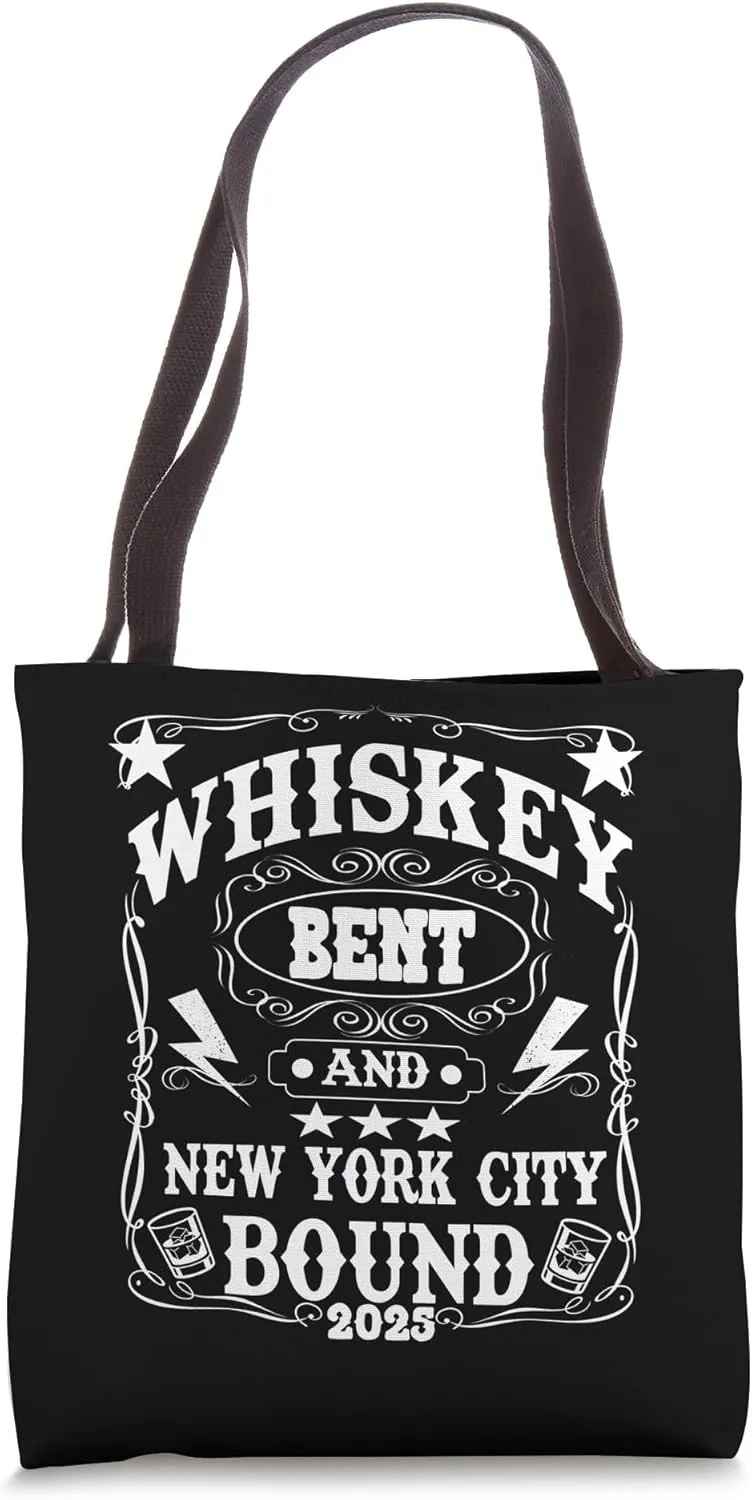NYC Whiskey Bent Matching Group Party Tote Bag