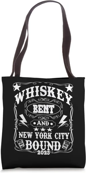 NYC Whiskey Bent Matching Group Party Tote Bag