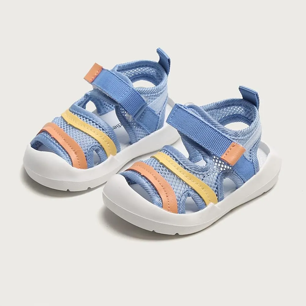 OAISNIT Baby Boys Girls Sports Sandals Lightweight Anti-Slip Rubber Sole Beach Aquatic Water Shoes Summer Toddler First Walking Shoe