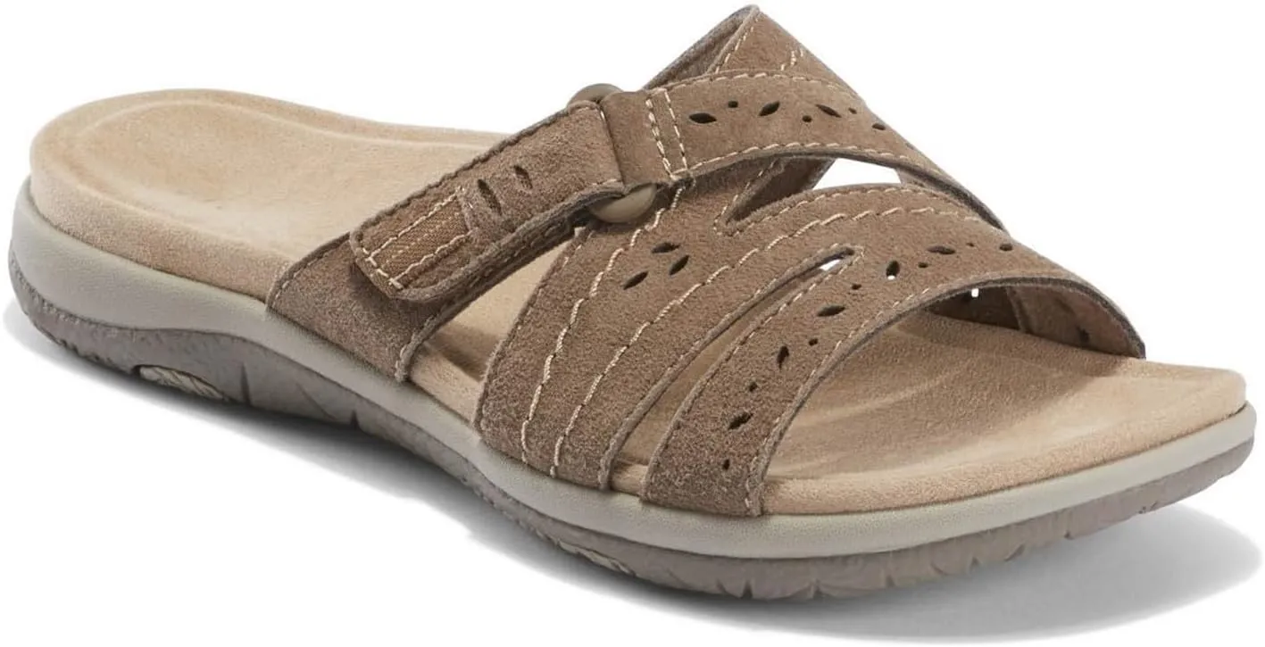 Orthopedic Sandals for Women Comfortable Slides Summer Walking Plantar Fasciitis Sandals with Arch Support Orthotic Sandals