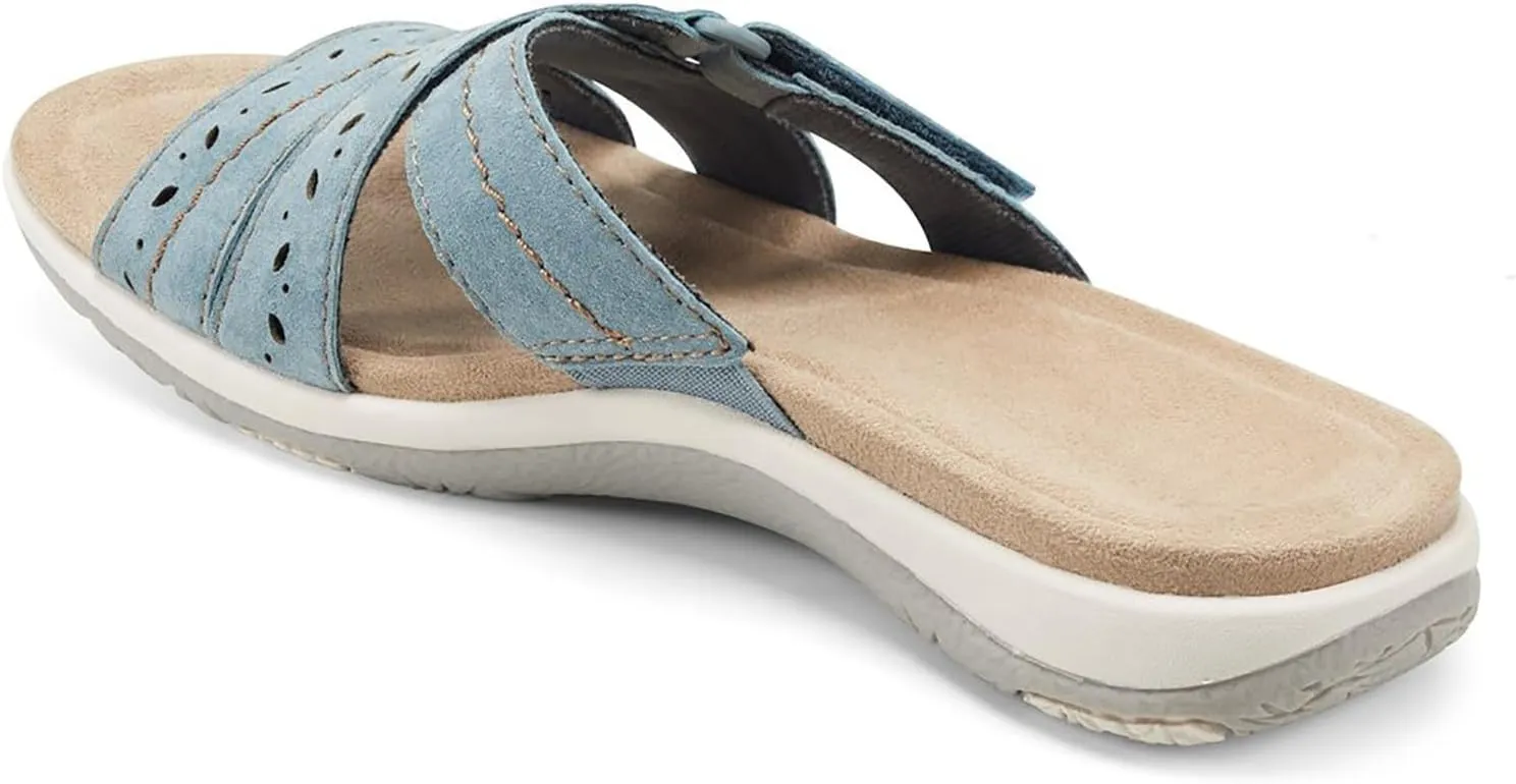 Orthopedic Sandals for Women Comfortable Slides Summer Walking Plantar Fasciitis Sandals with Arch Support Orthotic Sandals