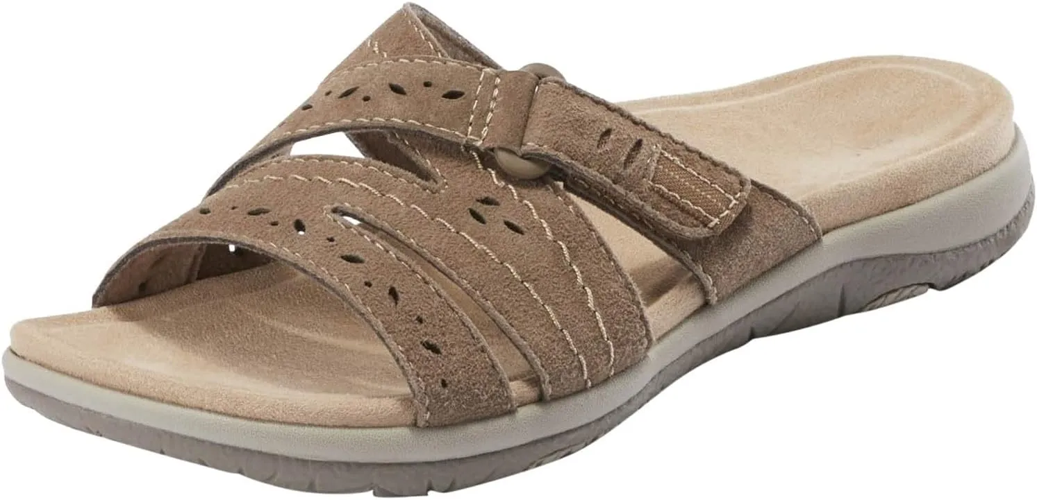 Orthopedic Sandals for Women Comfortable Slides Summer Walking Plantar Fasciitis Sandals with Arch Support Orthotic Sandals