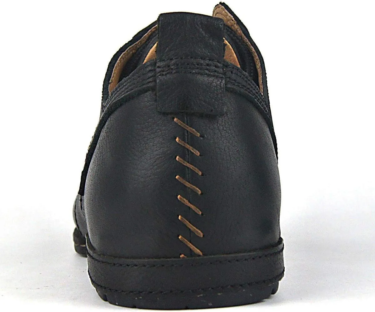 OSSTONE Moto Boots for Men Fashion lace-up Leather Chukka Boots Casual Shoes OS-6015-1-RED-BROWN-R