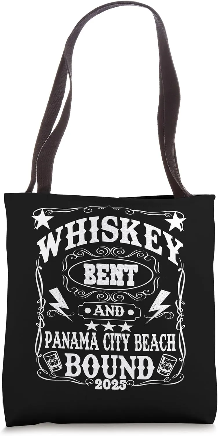 Panama City Beach Whiskey Bent Matching Group Party Tote Bag