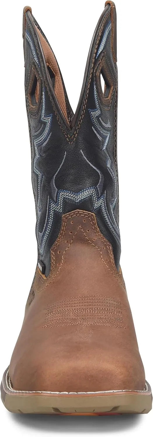 PHANTOM RIDER Men's Geddy 11” Waterproof Wide Square Composite Toe Roper Boots