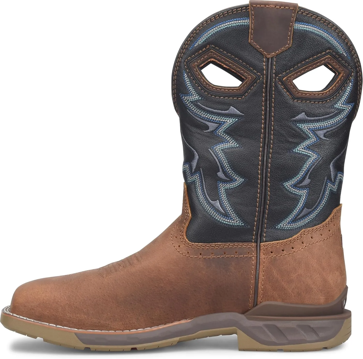 PHANTOM RIDER Men's Geddy 11” Waterproof Wide Square Composite Toe Roper Boots