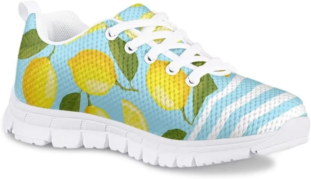 PinUp Angel Cute Sneakers for Girls Breathable Non-Slip Casual Kids Shoe for Back to School