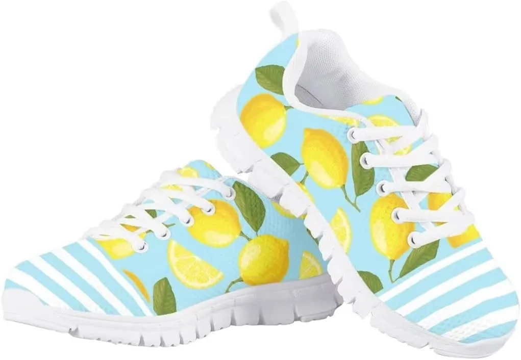 PinUp Angel Cute Sneakers for Girls Breathable Non-Slip Casual Kids Shoe for Back to School