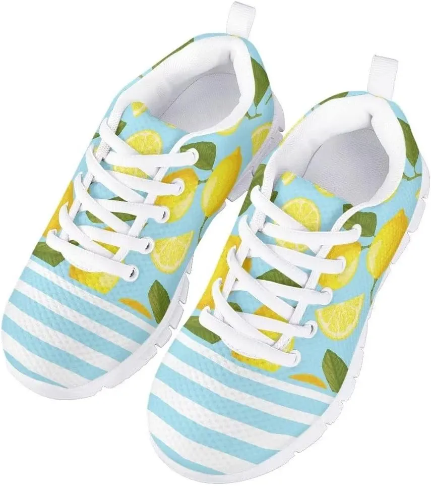PinUp Angel Cute Sneakers for Girls Breathable Non-Slip Casual Kids Shoe for Back to School