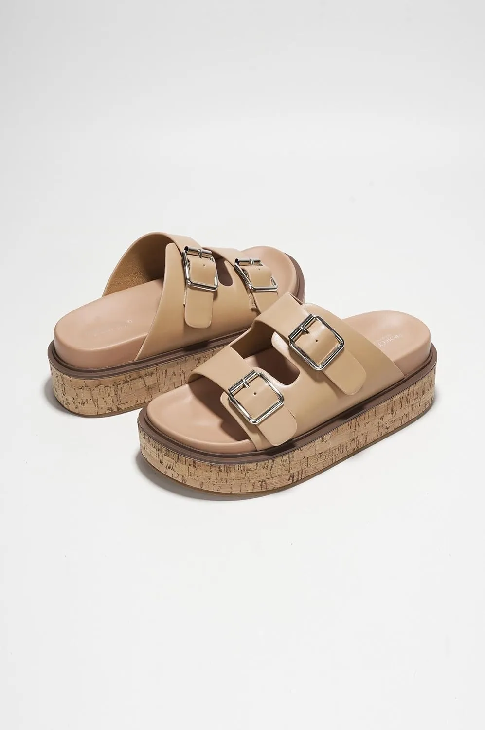 Project Cloud Platform Womens Sandals - Summer Womens Sandals with Memory Foam Insole Wedges - Stylish and Comfortable Women Footwear - Lightweight Women Wedges (Brisbane)
