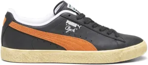 PUMA Womens Clyde Vintage Lace Up Sneakers Shoes Casual - Black - Size 9 M