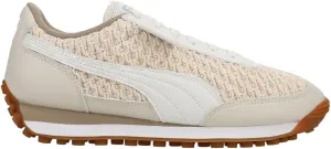 PUMA Womens Easy Rider Knit Lace Up Sneakers Shoes Casual - Beige, Off White - Size 8 M