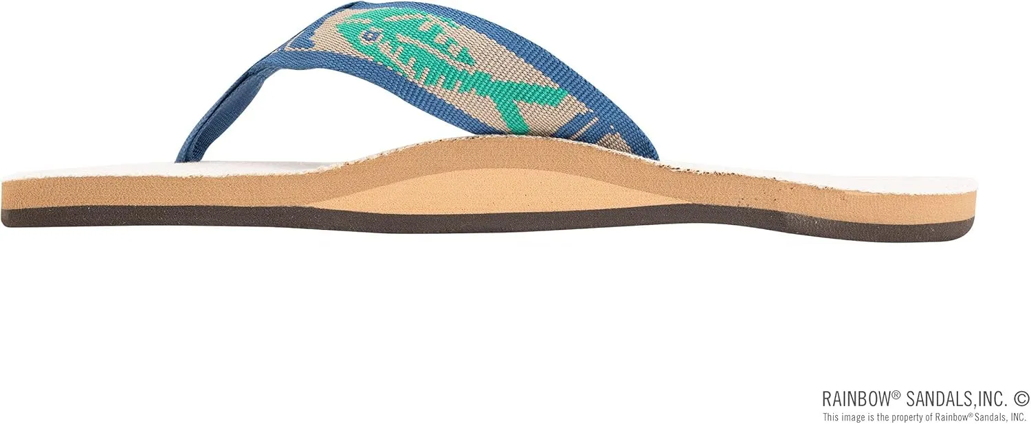 Rainbow Sandals Men's Hemp Single Layer Fish Strap with Arch