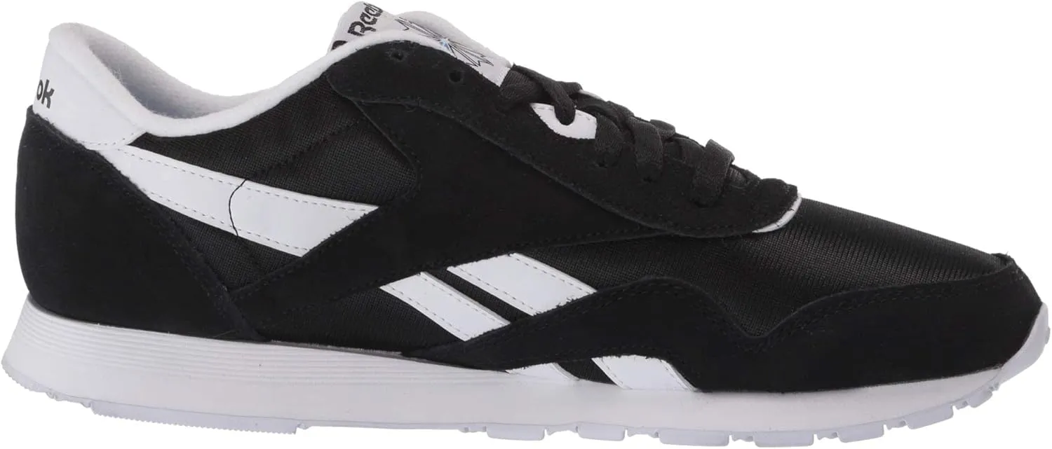 Reebok Mens Classic Cushioned Footbed Faux Leather Running & Training Shoes