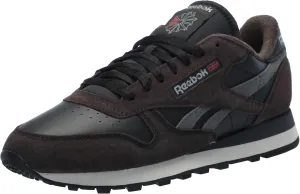 Reebok Unisex Classic Leather Sneakers Legacy, Black/Dark Matter/Grey 5, 9.5 US Men