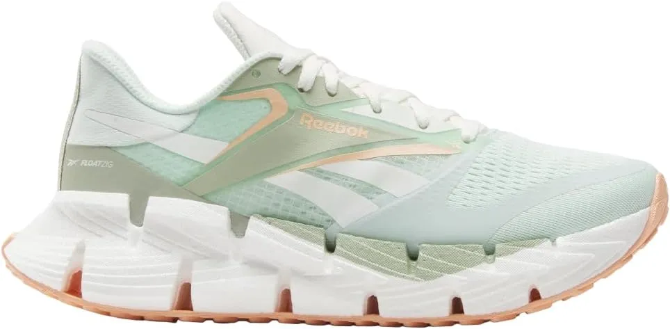 Reebok Women's Floatzig 1 Sneaker, Aqua Dust/Vintage Green/Peach Glow, 8.5