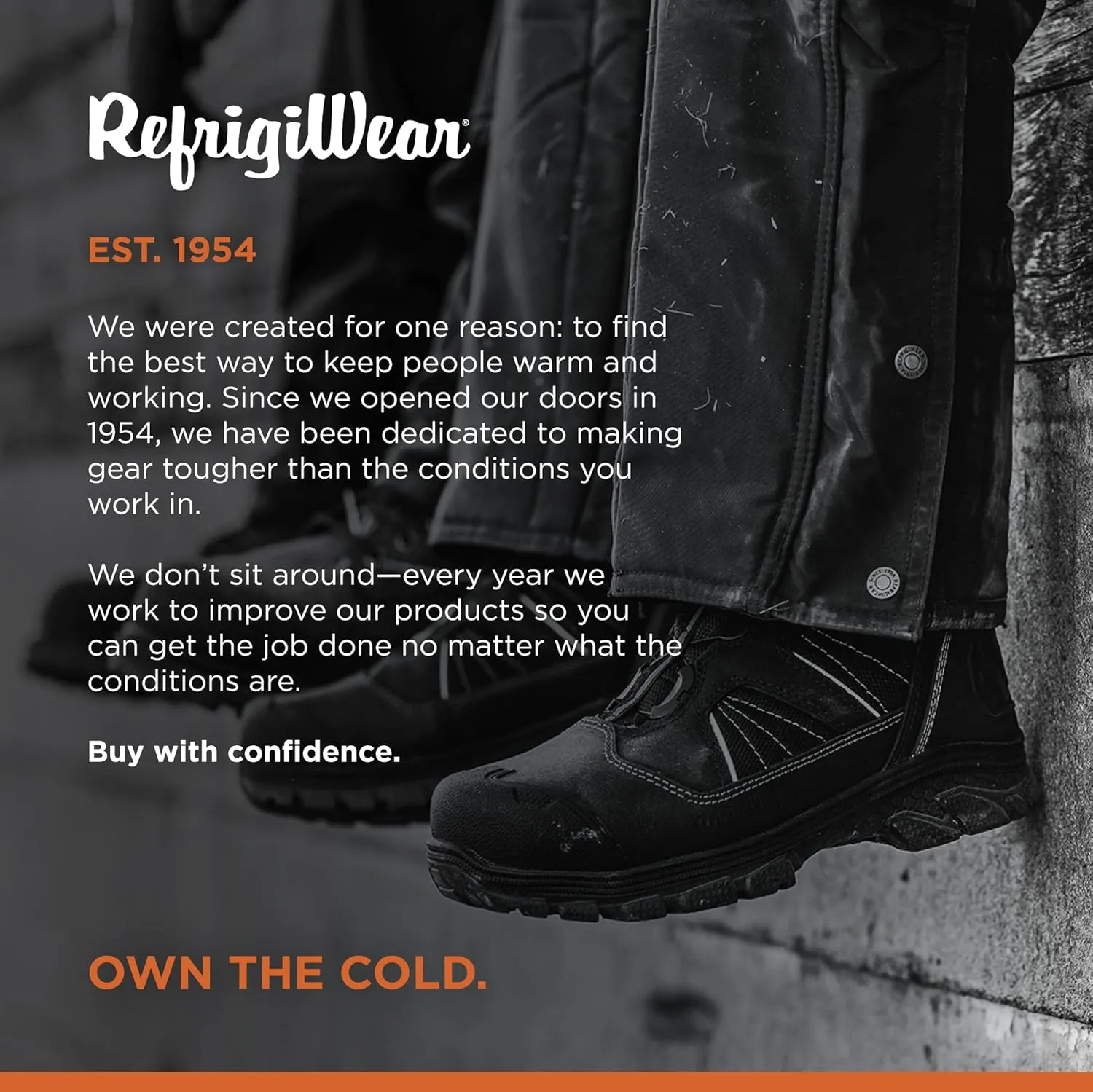 RefrigiWear Men’s Extreme Hiker Boots – Waterproof Winter Work Boots for Men