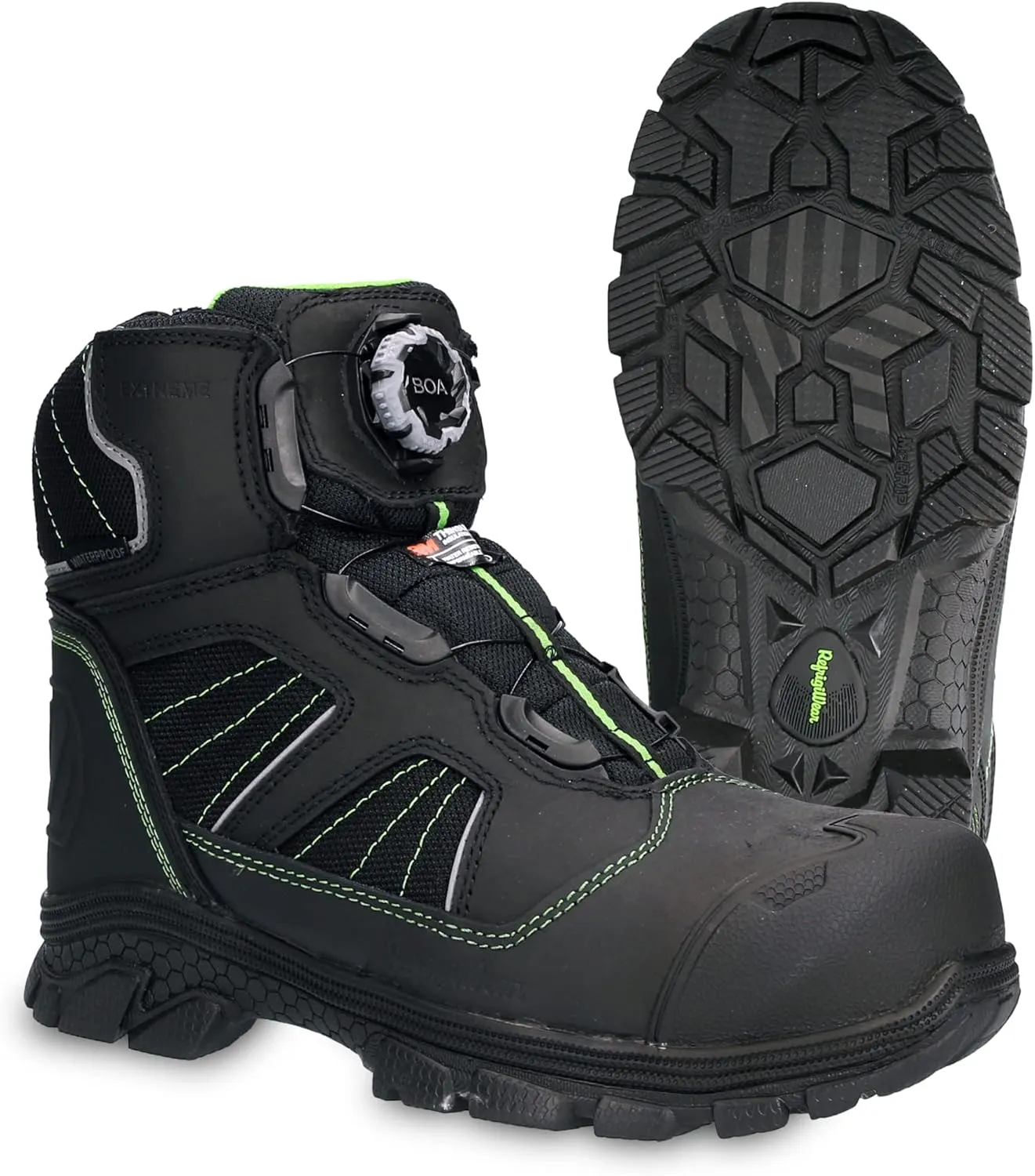 RefrigiWear Men’s Extreme Hiker Boots – Waterproof Winter Work Boots for Men