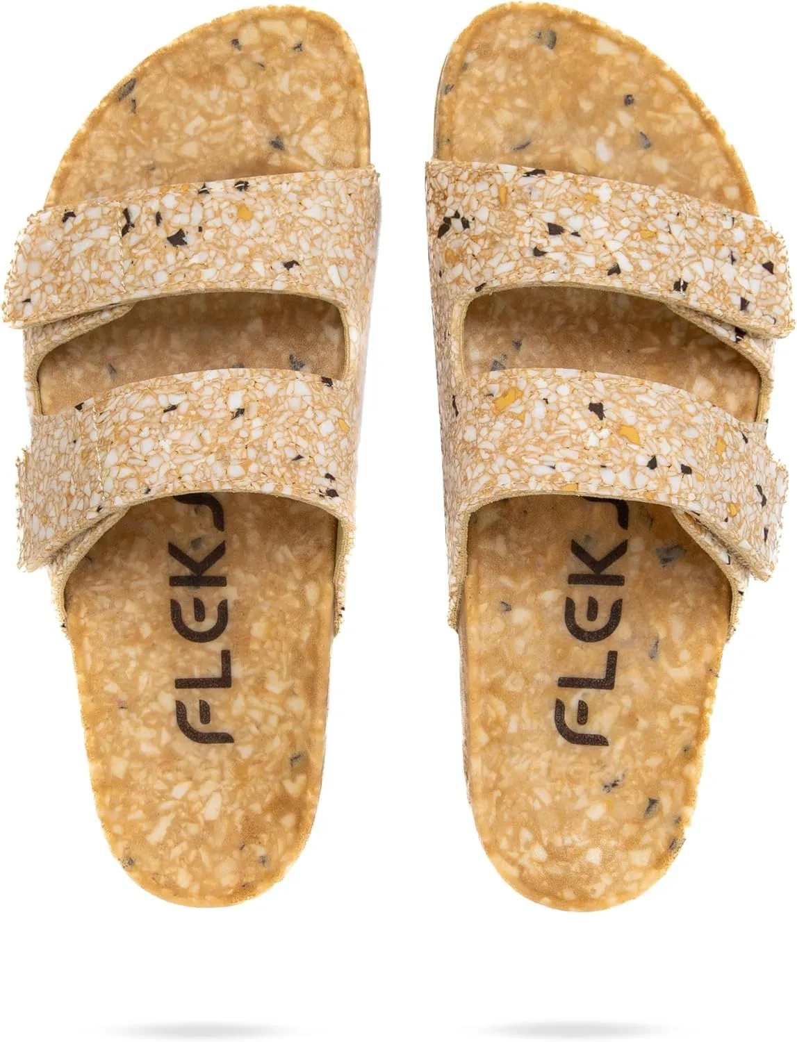 Riviera Two-Strap Adjustable Sandals, Comfort Recovery Footwear, Arch Support, Water-Friendly Foam, Beach Walking Sandals