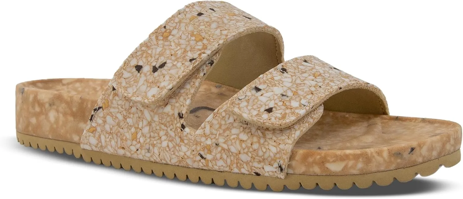 Riviera Two-Strap Adjustable Sandals, Comfort Recovery Footwear, Arch Support, Water-Friendly Foam, Beach Walking Sandals