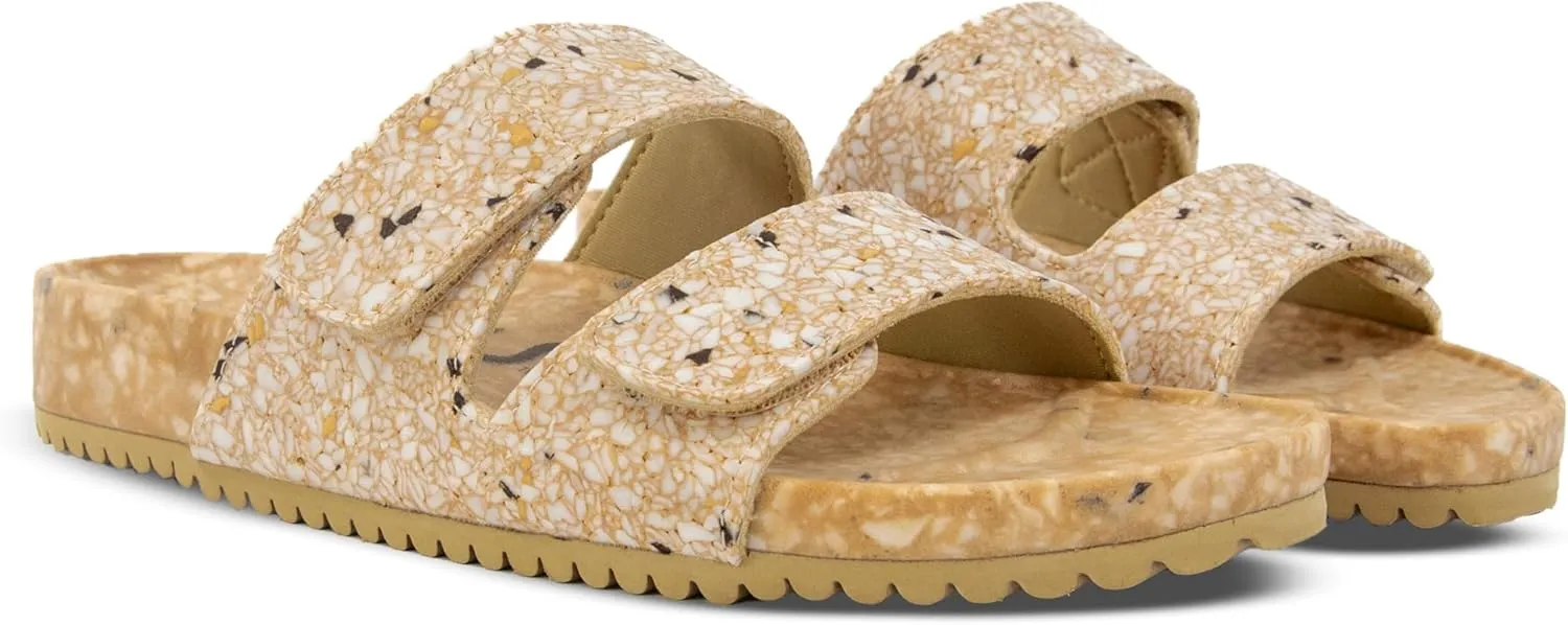 Riviera Two-Strap Adjustable Sandals, Comfort Recovery Footwear, Arch Support, Water-Friendly Foam, Beach Walking Sandals