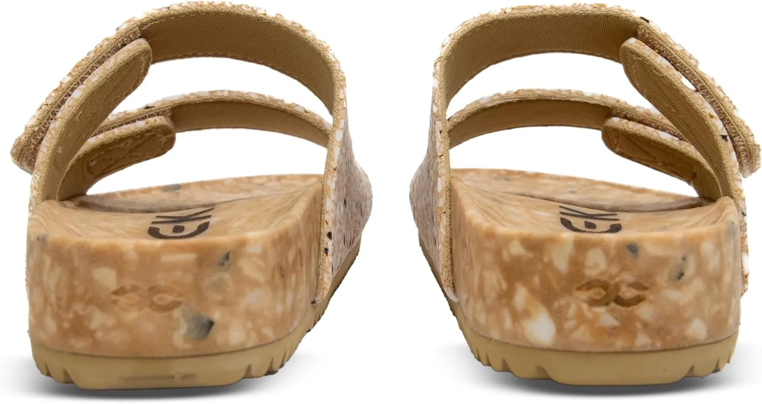 Riviera Two-Strap Adjustable Sandals, Comfort Recovery Footwear, Arch Support, Water-Friendly Foam, Beach Walking Sandals