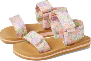 Roxy Girls Cage Sandal, Multi 2, 1 Big Kid