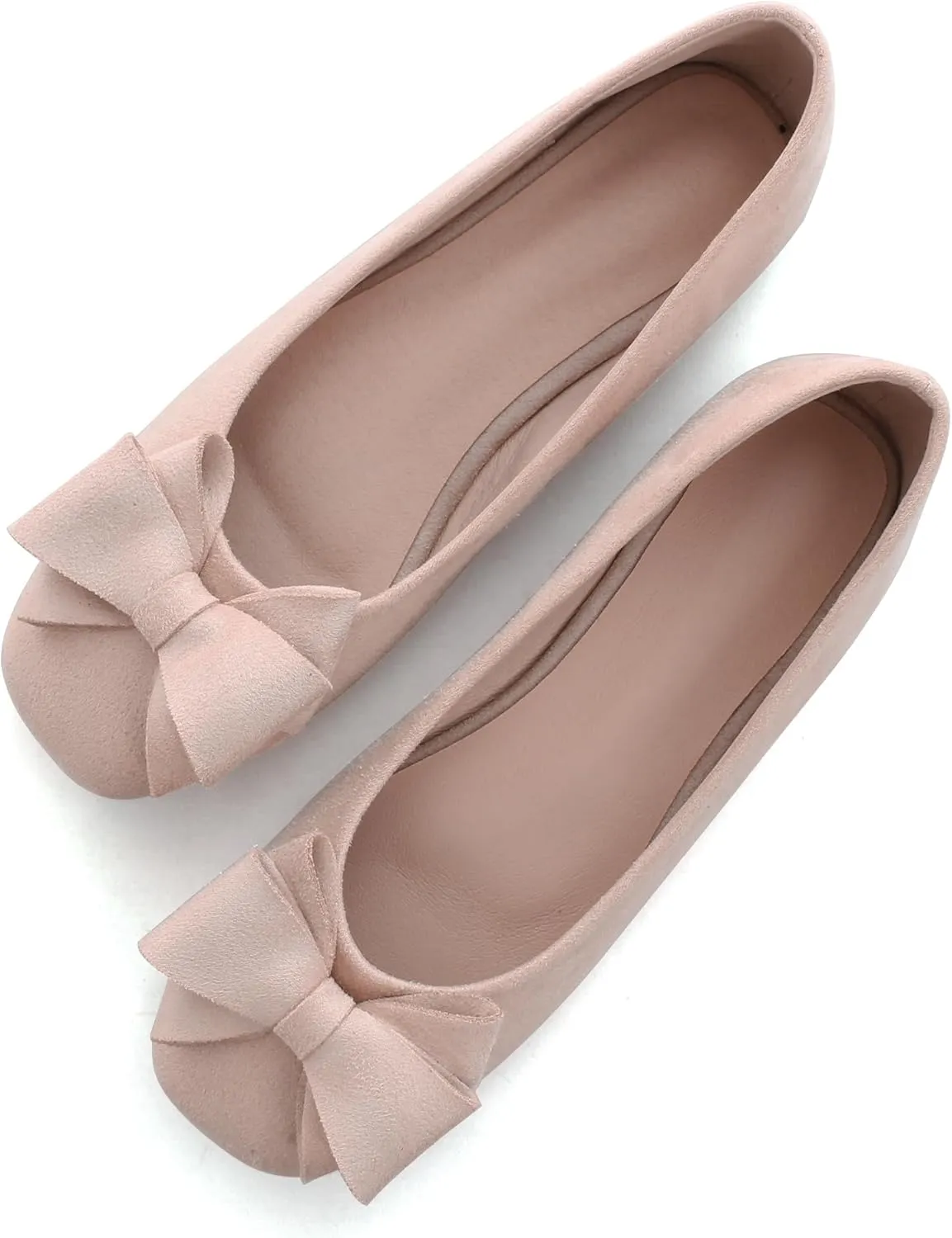 SAILING LU Womens Classic Square Toe Ballet Flats Comfort Solid Flat Shoes for Work Slip On Driving Shoes Moccasins Army Green