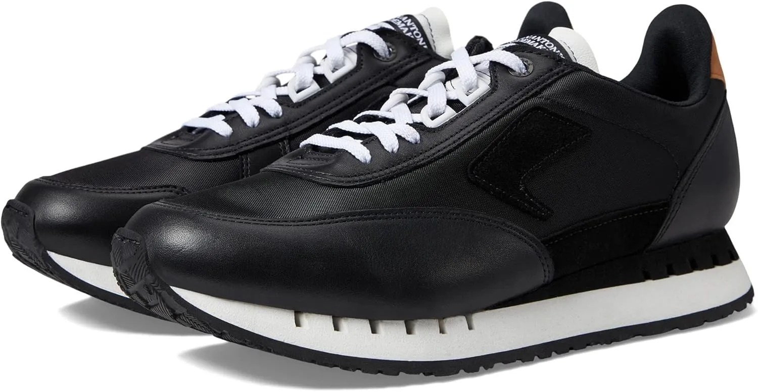 SAS® 7Eventy6ix-Y Running Shoes for Men – Leather and Textile Construction – Almond Toe – Lace-up Closure