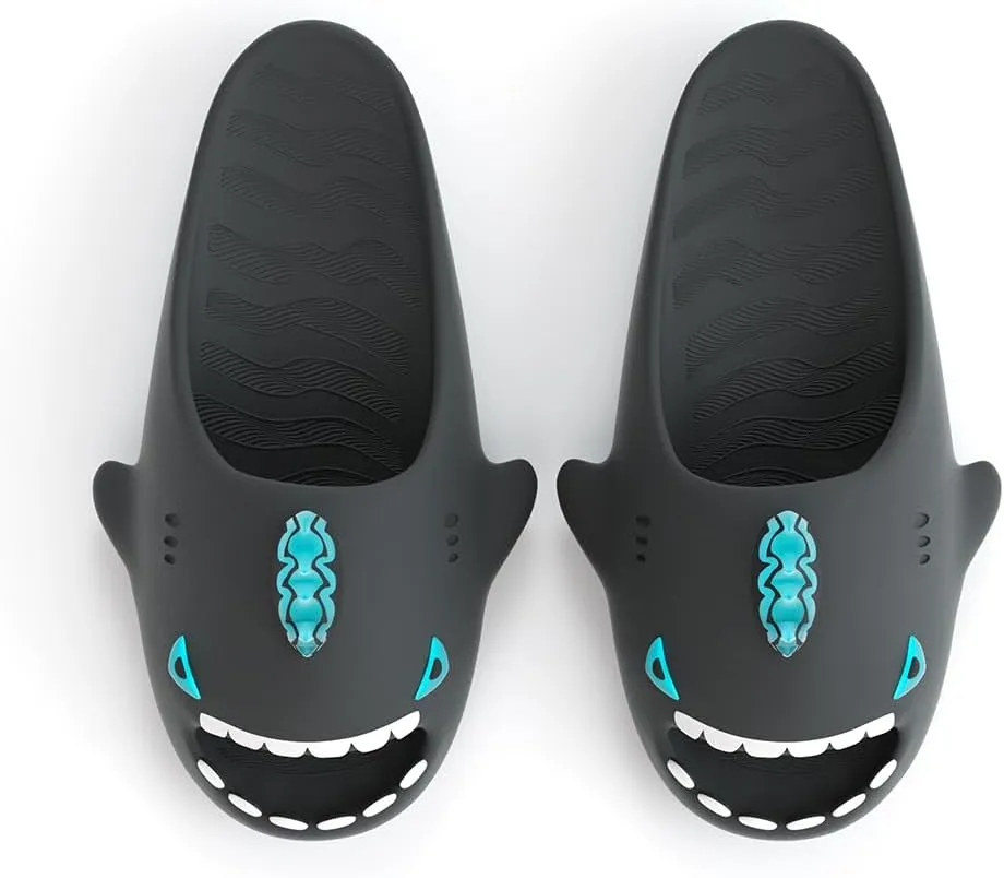 Sharkicks Pro Shark Slides Sandals, Super Soft Eco-friendly EVA Material Cloud shoes for Women and Men Indoor & Outdoor