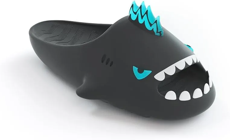 Sharkicks Pro Shark Slides Sandals, Super Soft Eco-friendly EVA Material Cloud shoes for Women and Men Indoor & Outdoor