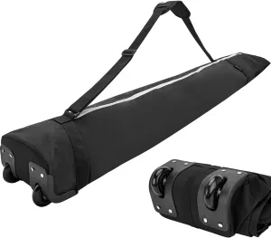 Snowboard Bag with Wheels -Adjustable Length Travel Bag for Single Snowboard and Snowboard Boots，Snowboard Travel Bags for Flying, All-Terrain Ski Snowboard Bag