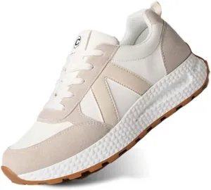 Sports Shoes for Women Athletic Walking Shoes Color Block Platform Classic Lace-up Shoes for Walking,Running,Shopping