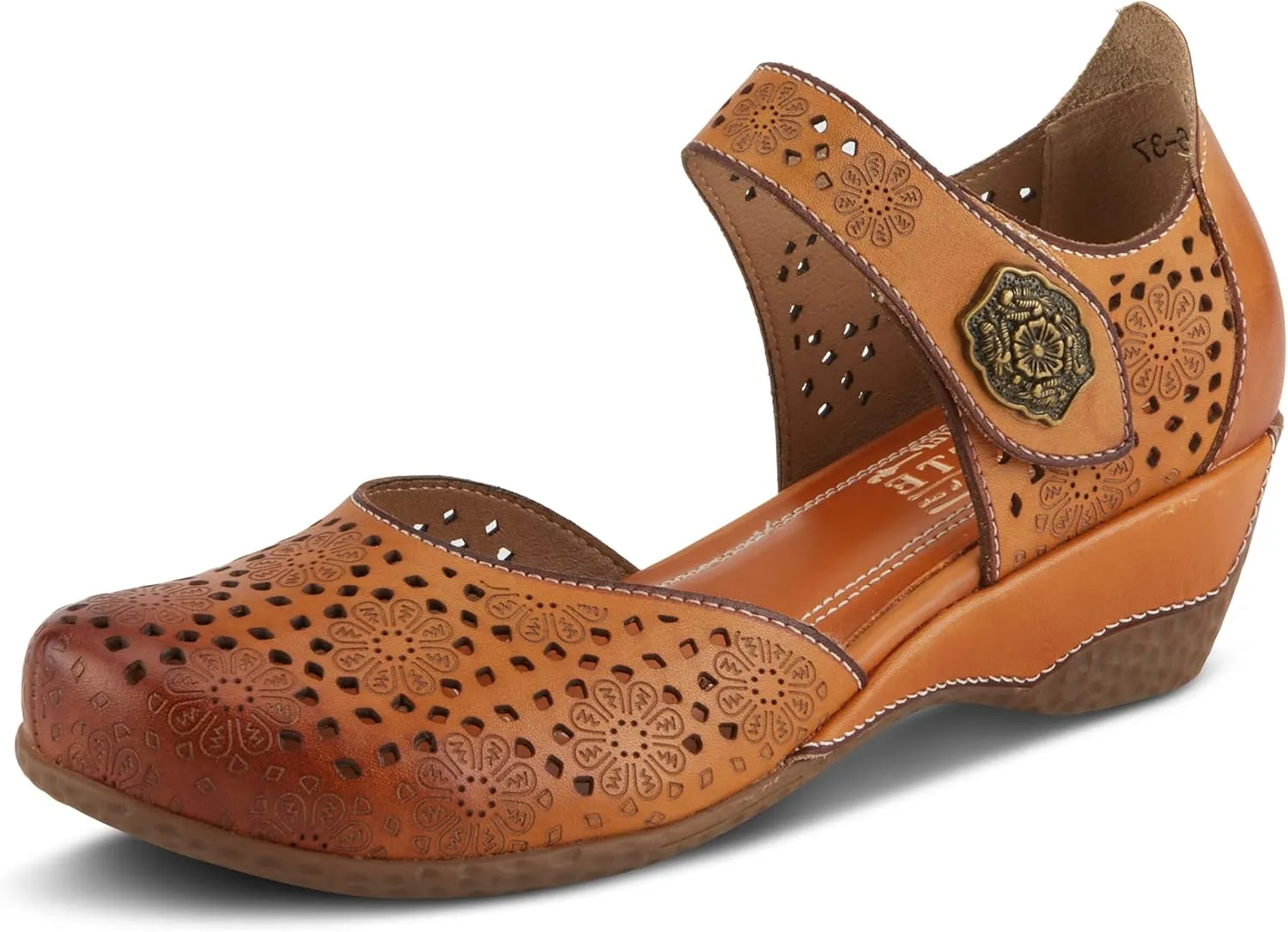 Spring Step L'Artiste Women's Americana Wedge Mary Jane Shoe