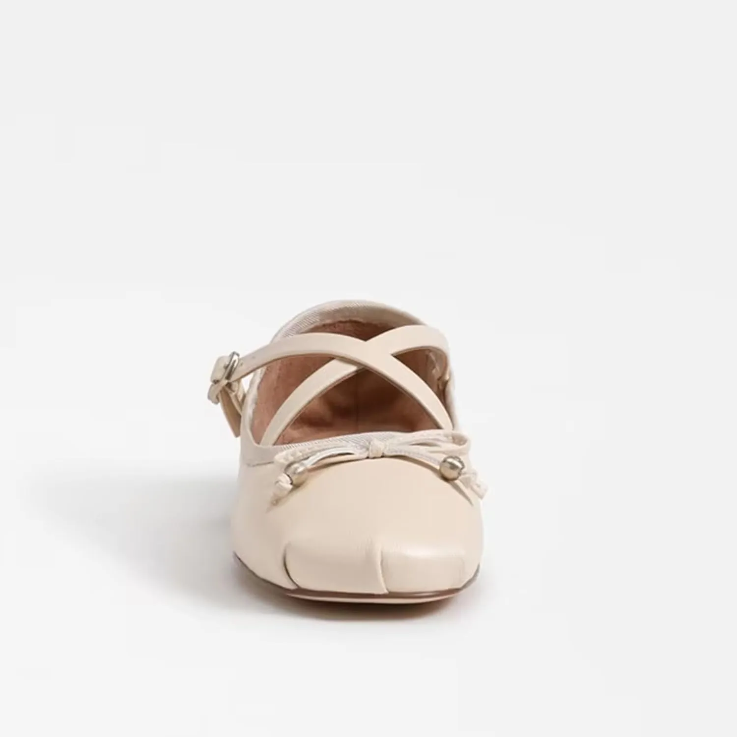 Suede Leather Ballet Flats Shoes for Women Cute Round Toe Slip On Mary Jane Flats Comfy Ballerina Flat Shoes Causal Daily Shoes with Strap