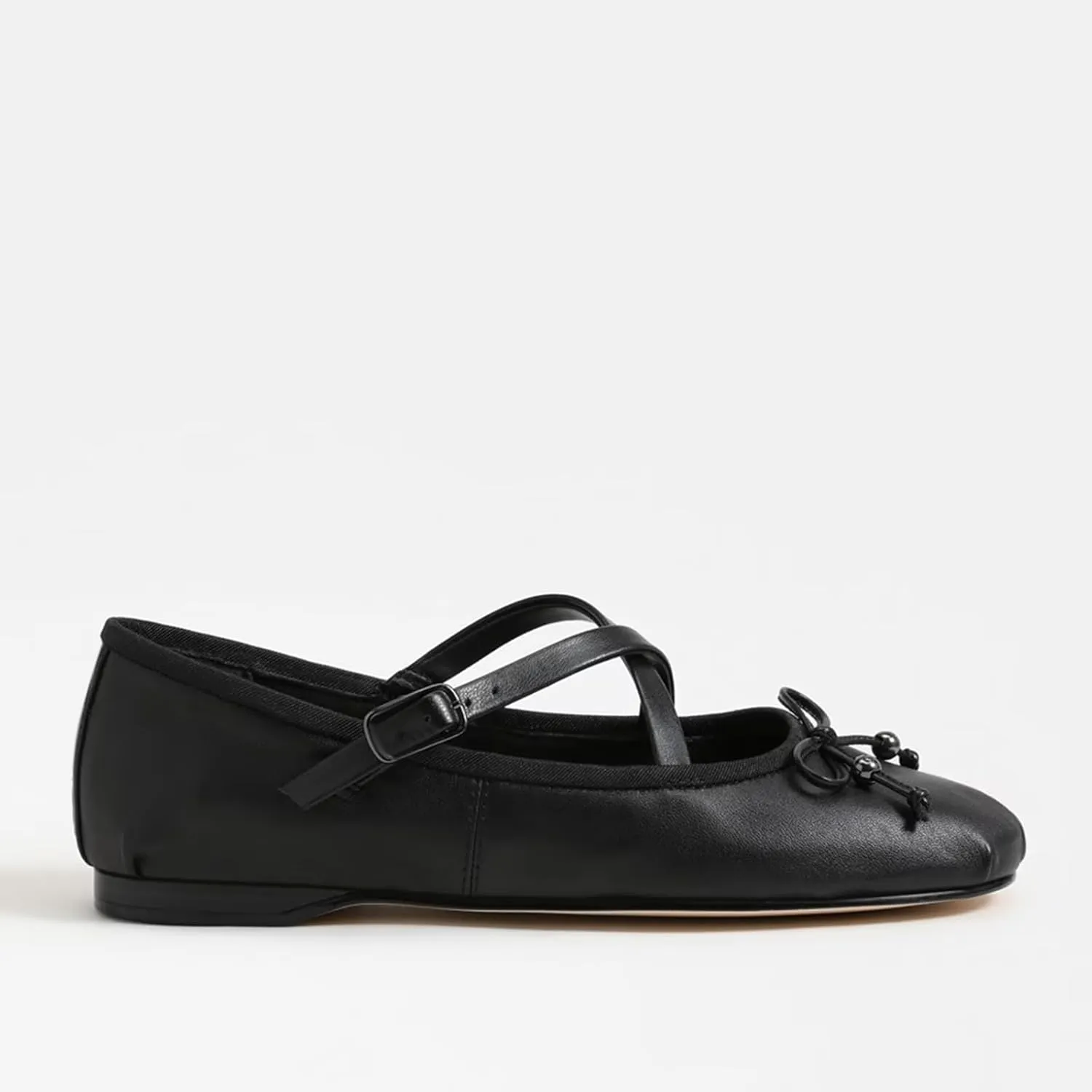 Suede Leather Ballet Flats Shoes for Women Cute Round Toe Slip On Mary Jane Flats Comfy Ballerina Flat Shoes Causal Daily Shoes with Strap
